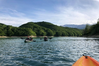 Avventure acquatiche, kayak nei Monti Sibillini